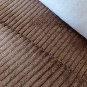 Veludo Largo Castanho Claro